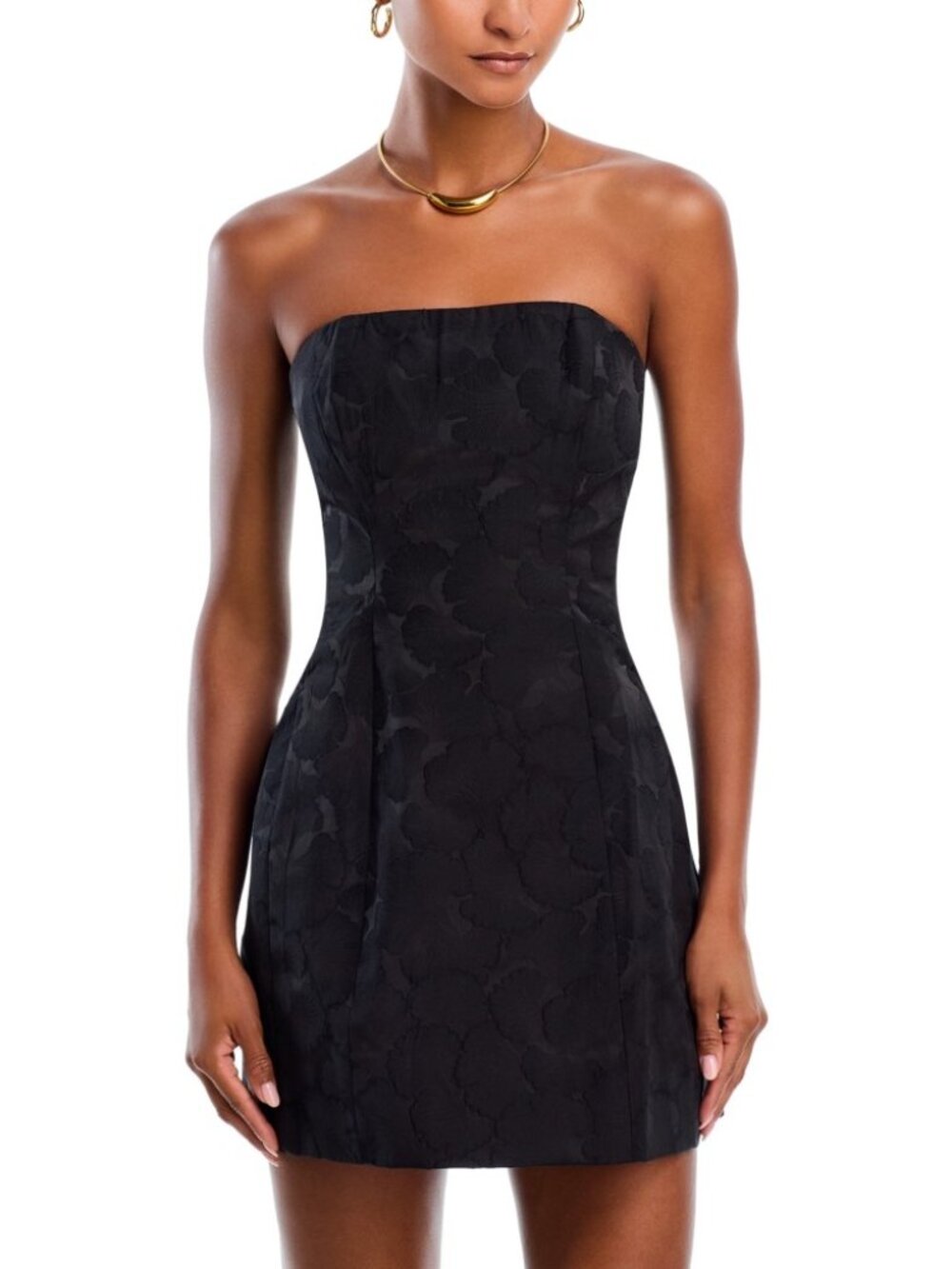 Bardot Karoline Hourglass Black Mini Dress Size 8 NWT Cocktail - Picture 2 of 5